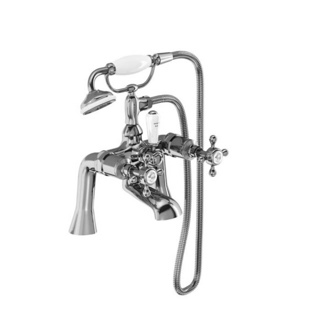 Product Cut out image of the Burlington Stafford Bath Shower Mixer