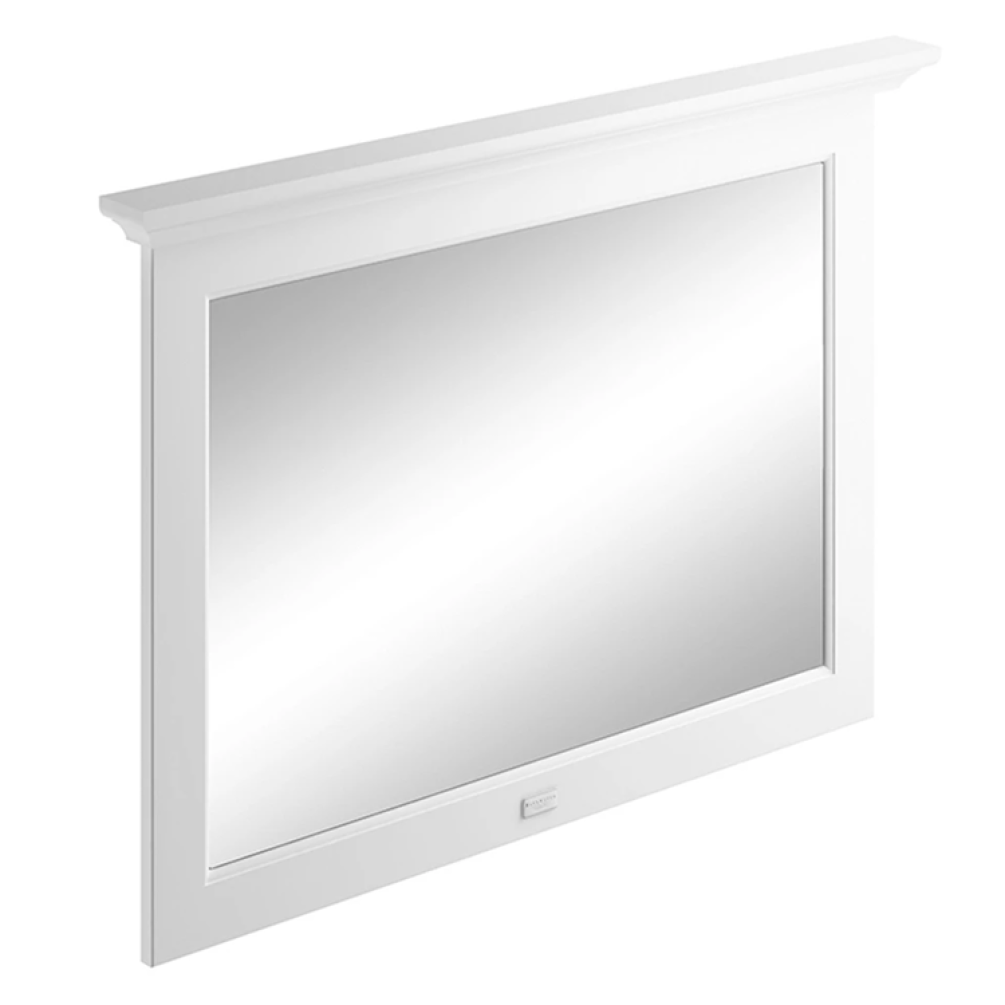 Photo of Bayswater Pointing White 1000mm Flat Bathroom Mirror