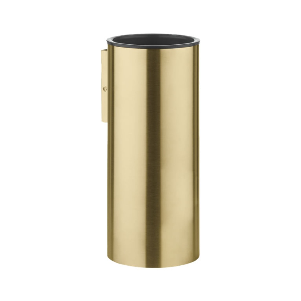 Product Cut out image of the Crosswater 3ONE6 Brushed Brass Tumbler Holder