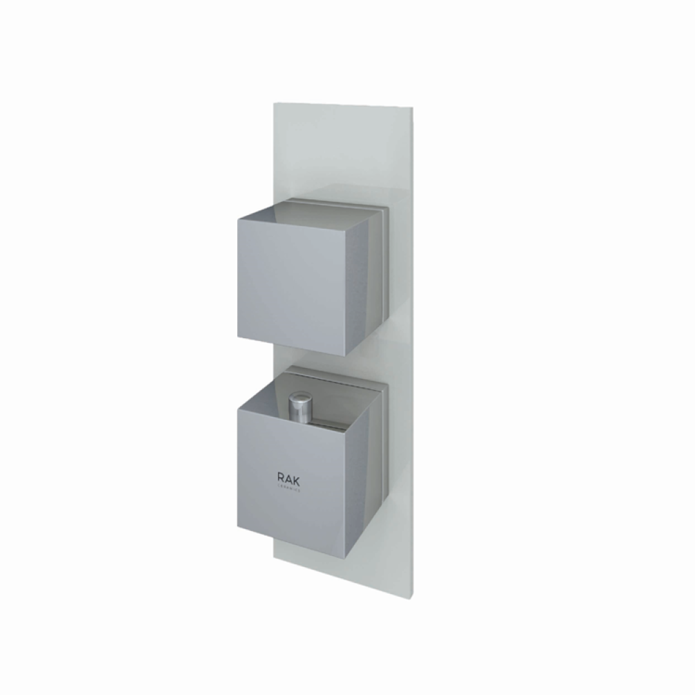Photo of RAK Feeling Square Single Shower Valve in Greige