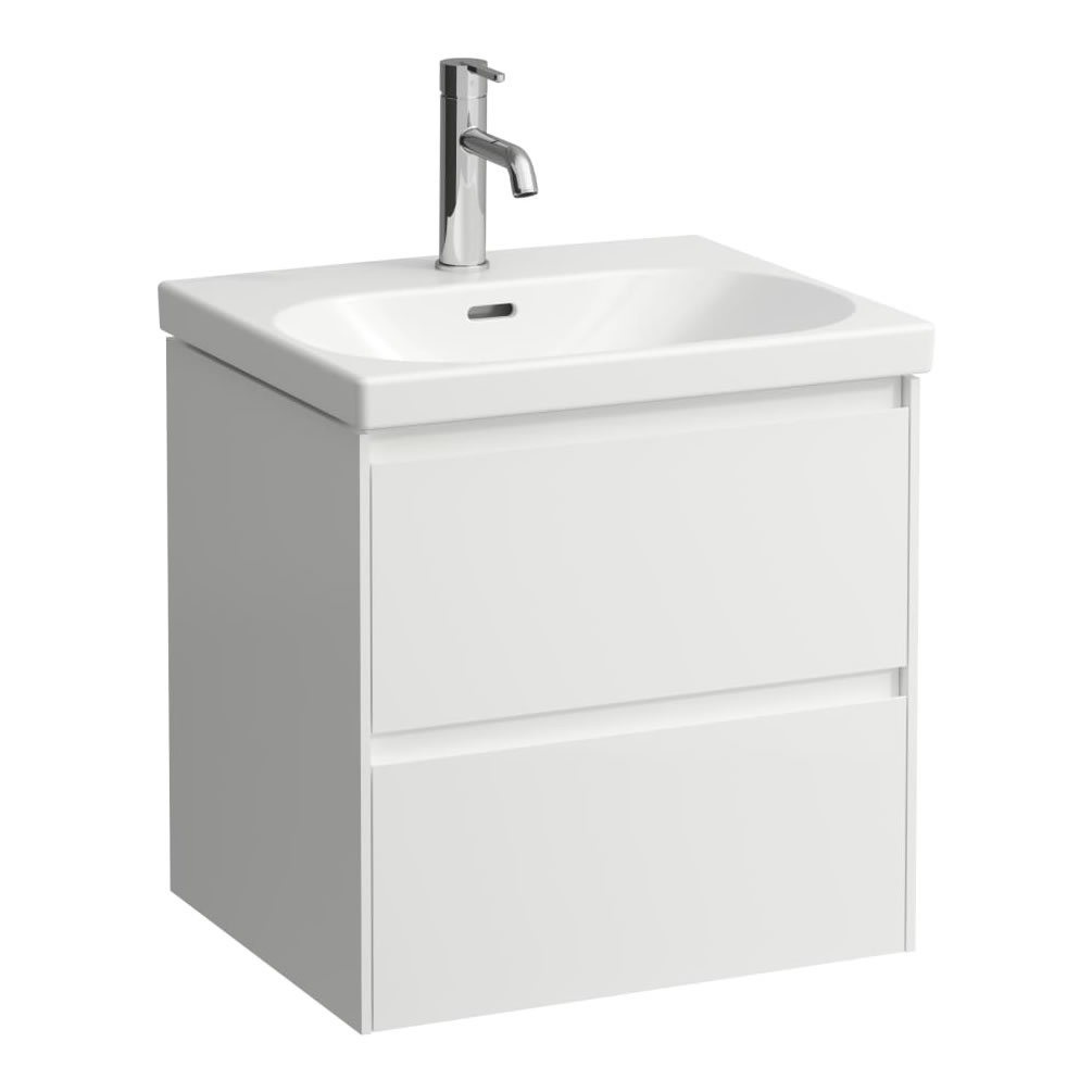 Cutout image of Laufen Lani Matt White 550mm Wall-Hung Vanity Unit & Basin