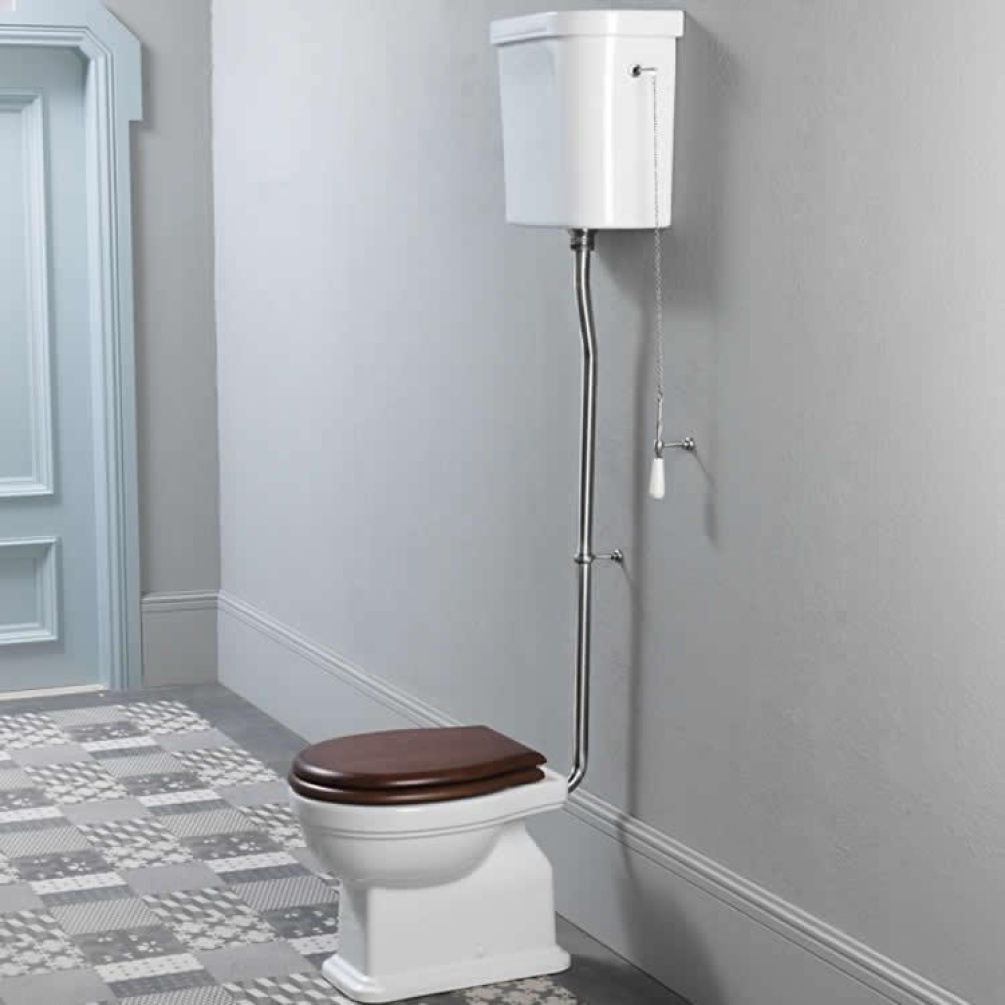 GSI Classic 54 High Level WC, Cistern & Soft Close Seat