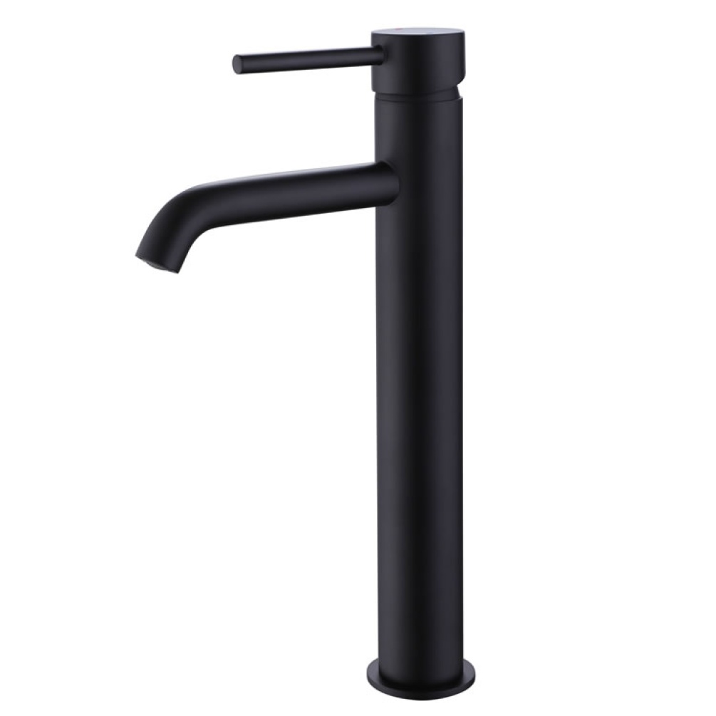 Cutout image of Sanctuary Apex Matt Black Tall Basin Mixer
