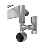 Product cut out image of the Radox 600 Watt Chrome Thermostatic Hybrid Heating Kit