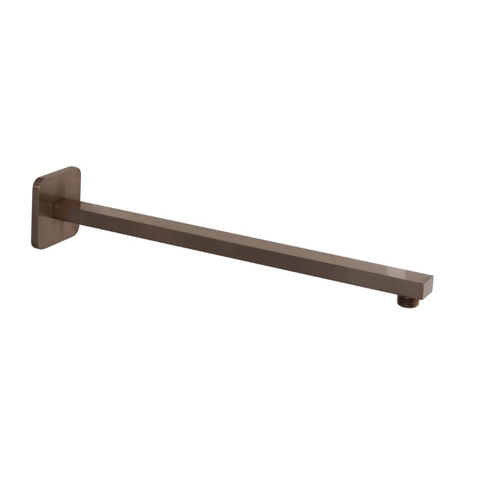 JTP Hix Brushed Bronze Wall Mounted Shower Arm Cut Out