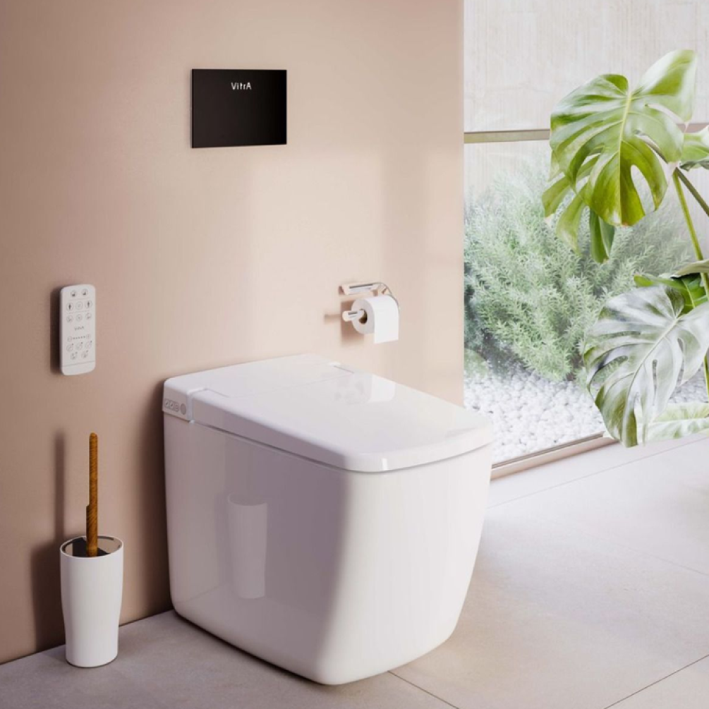Lifestyle Photo of Vitra Designer V Care Prime Rimless Floorstanding WC