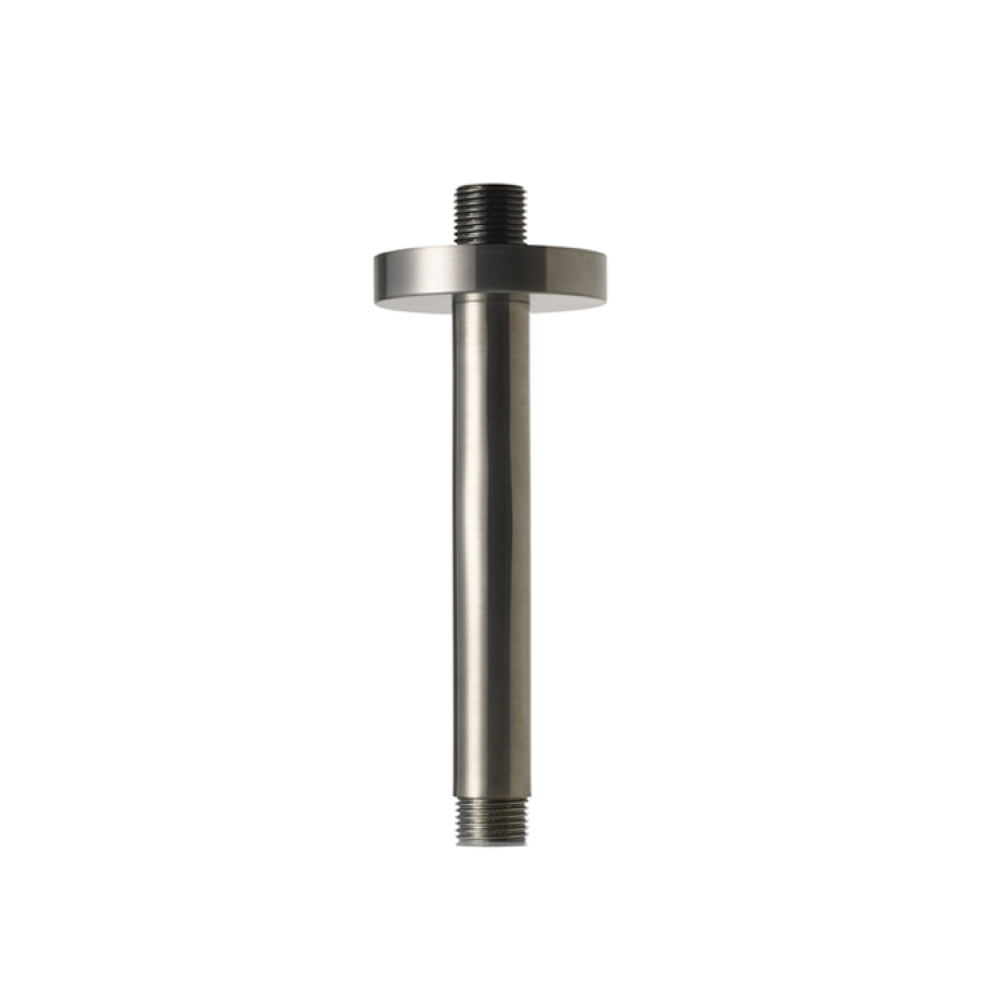 Product Cut out image of the JTP Vos Brushed Black Ceiling Shower Arm