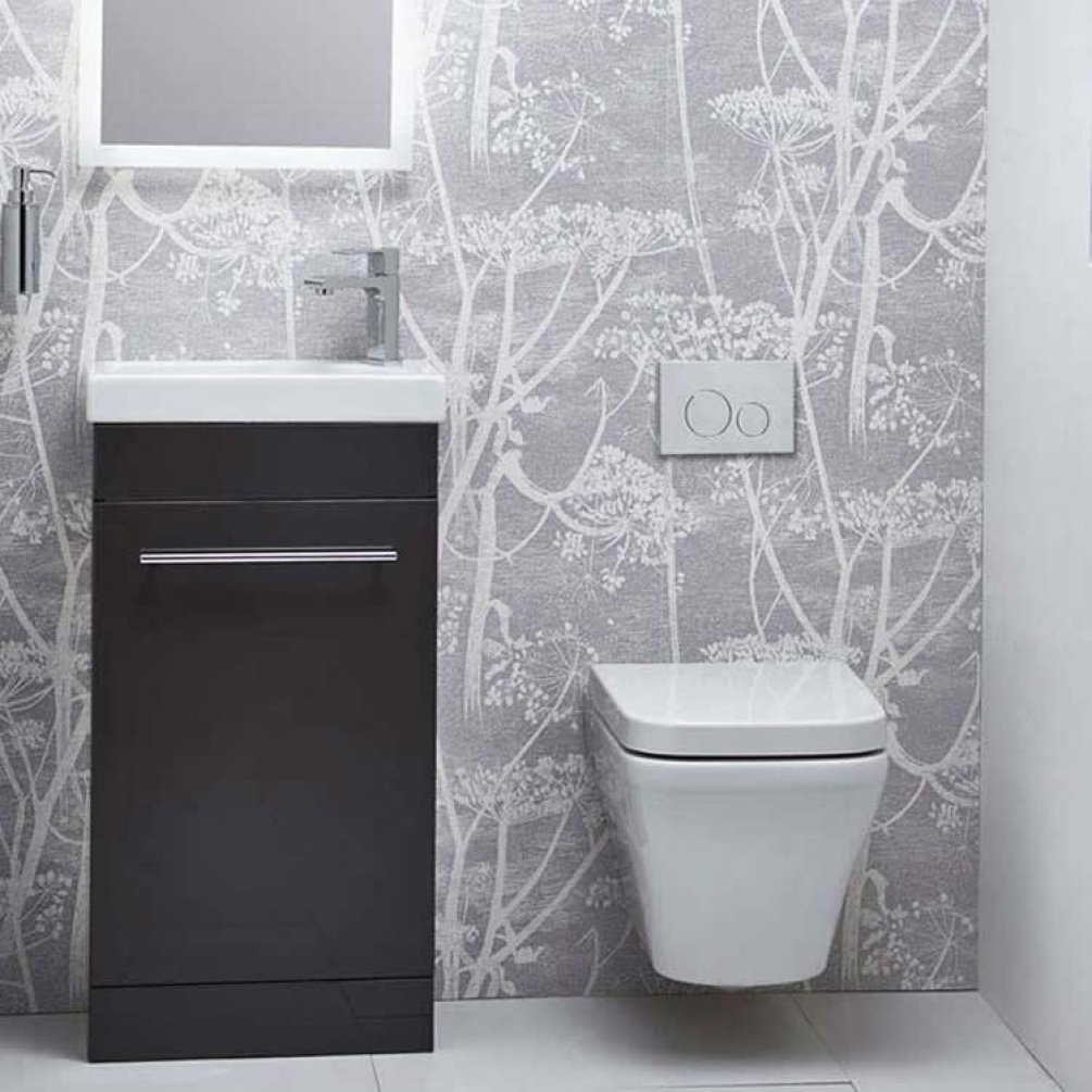 Roper Rhodes Esta Matt Carbon 445mm Freestanding Unit & Basin