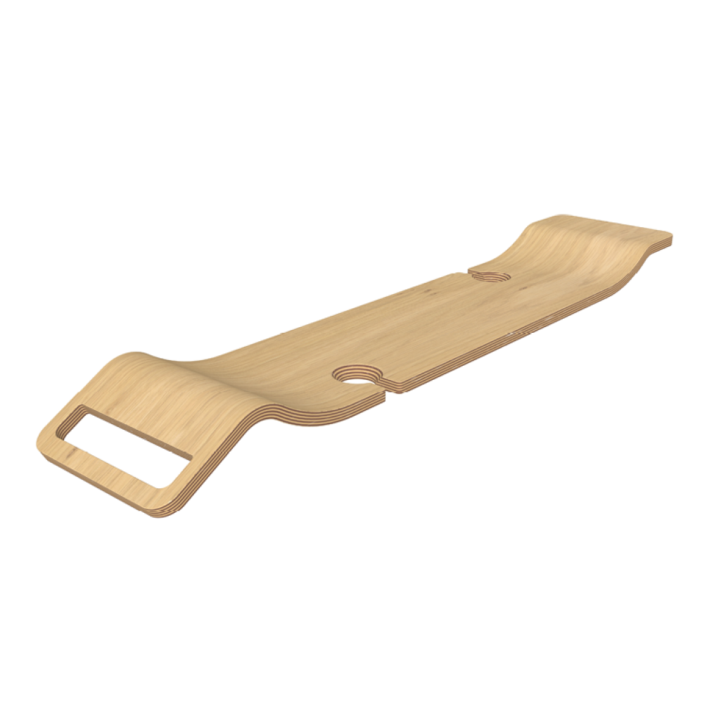 Photo of the Victoria + Albert Tombolo Bath Rack in Oak