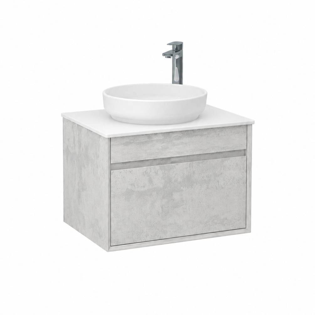Imex Alma Natural Stone Vanity Unit with Countertop Basin Cut Out