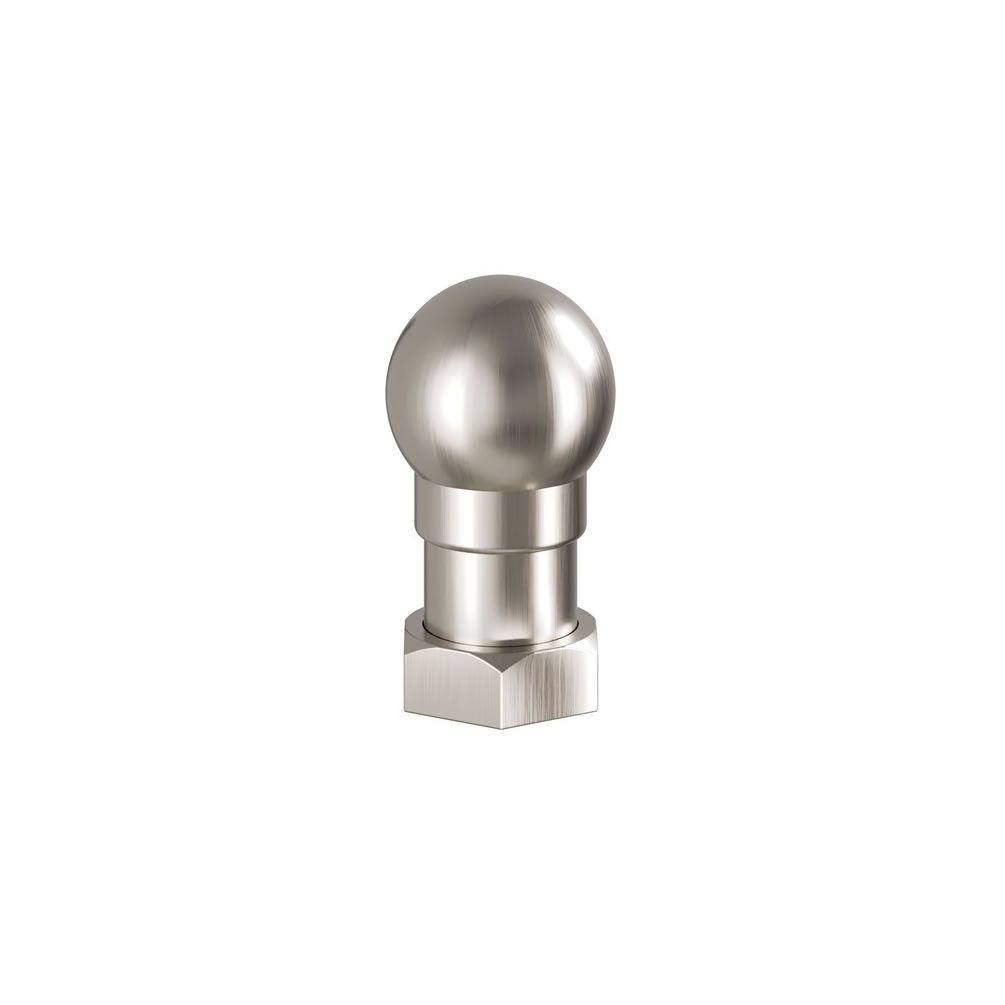 Cutout image of Burlington Classique Brushed Nickel 1850 Finial