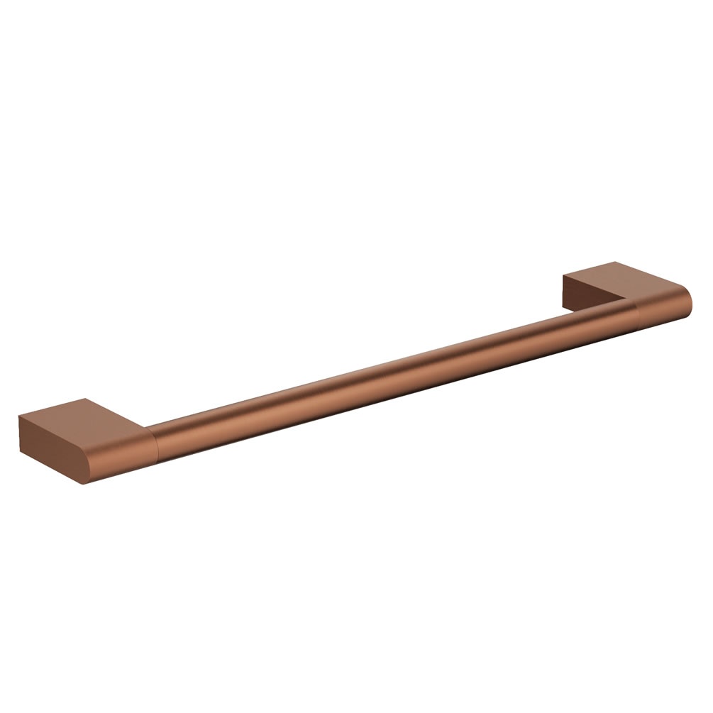 Cutout image of Crosswater MPRO Brushed Bronze 450mm Towel Rail