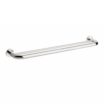 Wall Mounted Double Bar Towel Rod 24 Inch