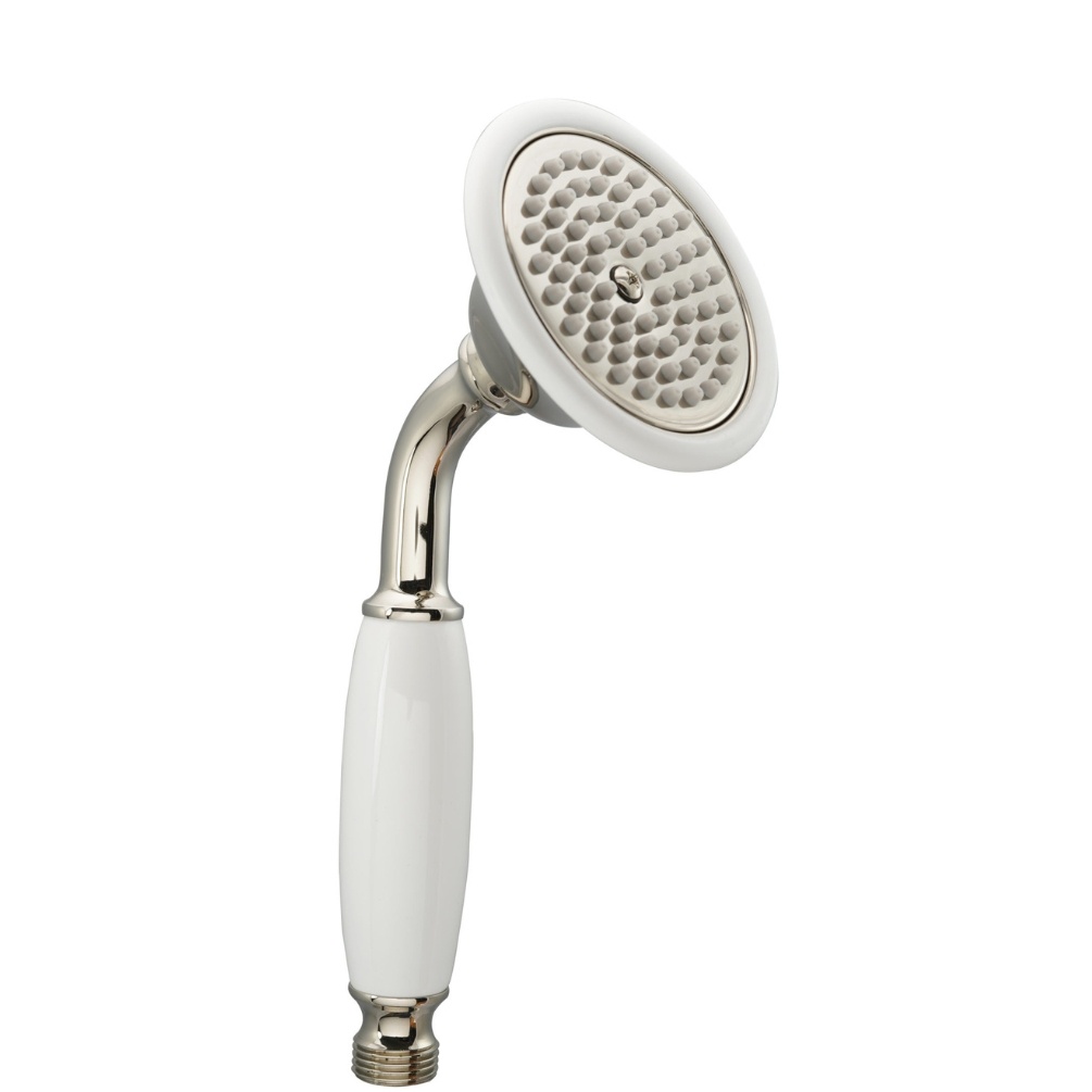 Image of JTP Grosvenor Cross Polished Nickel Shower Handset