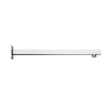 Product Cut out image of the Abacus Emotion Chrome Square 370mm Fixed Wall Shower Arm