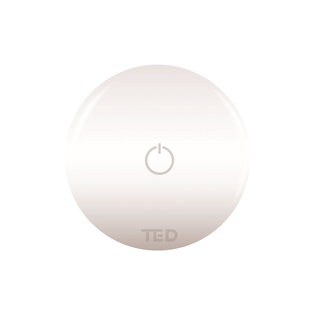 Cutout image of TED Chrome Wireless Shower Activation Button