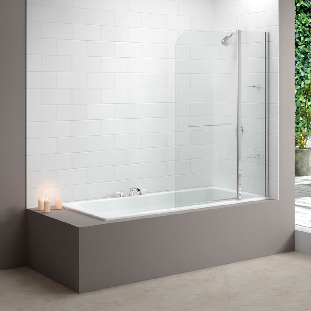Merlyn MB3 Two Panel Curved Bath Screen Lifestyle Image