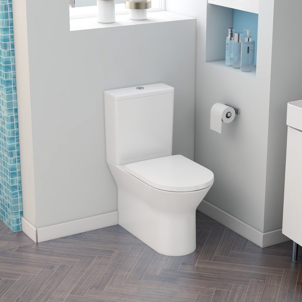 Imex Blade Rimless Closed Back Close Coupled Toilet Lifestyle 1