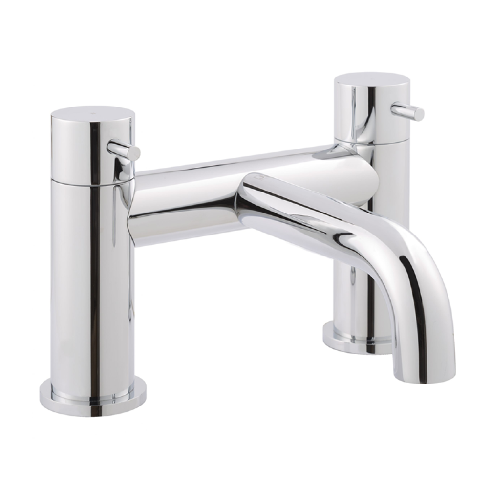 Photo of JTP Florence Chrome Deck Mounted Bath Filler Cutout