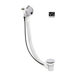 Product Cut out image of the Crosswater VS Slimline Bath Filler with Pop Up Waste