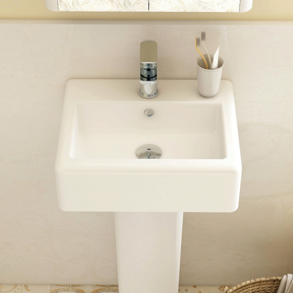 Imex Suburb 1 Tap Hole 455mm Pedestal Basin