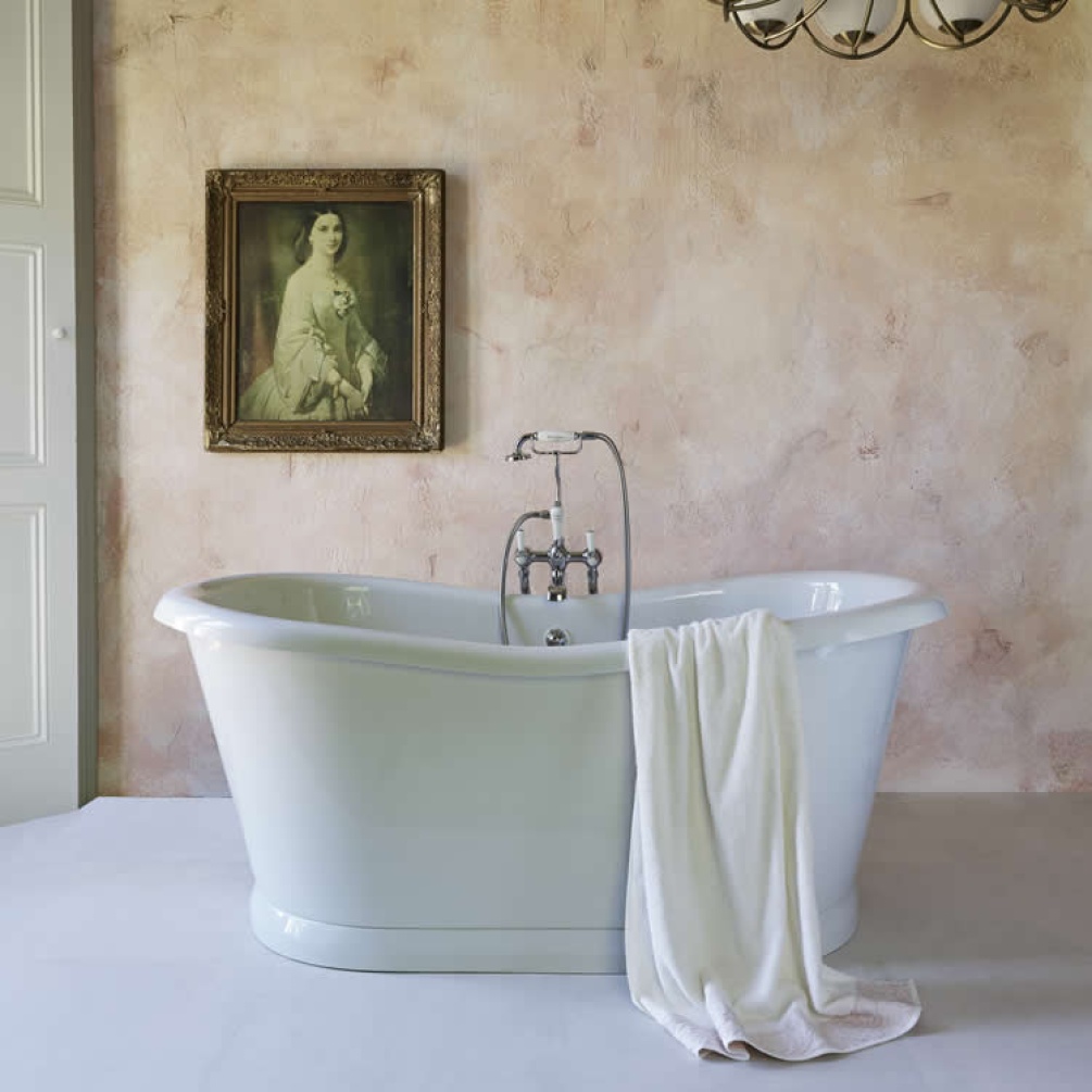 Product Lifestyle image of the Burlington Admiral 1650mm Double Ended Freestanding Bath