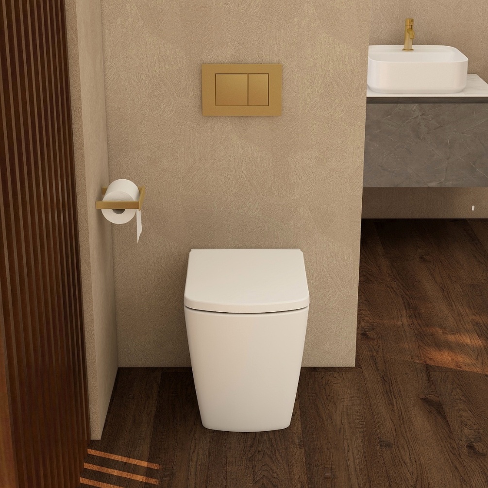 Imex Ravine Rimless Comfort Height Back To Wall Toilet Lifestyle1