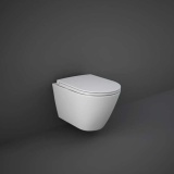 Photo Of RAK Feeling Matt White Rimless Wall Hung WC & Seat
