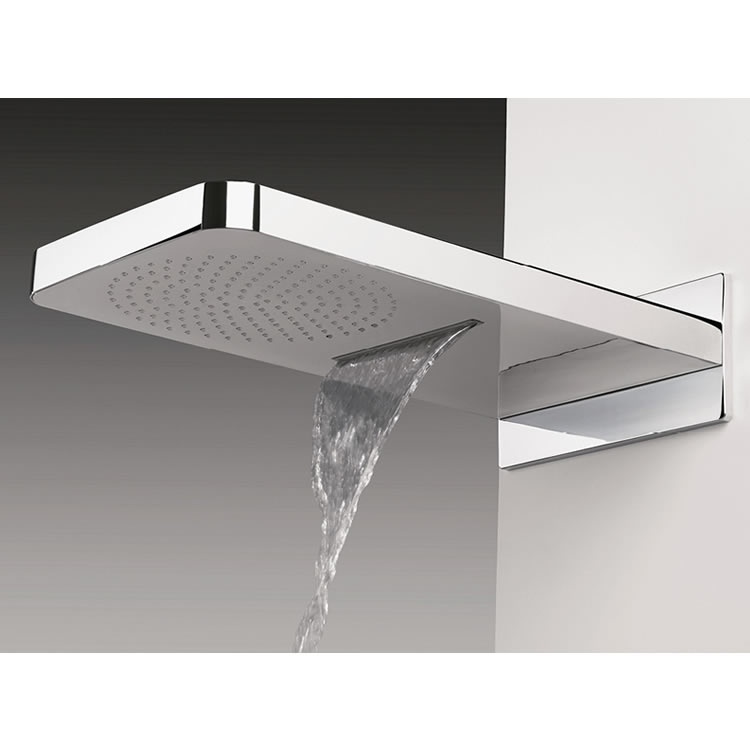 Crosswater Revive Waterfall Fixed Shower Head Sanctuary Bathrooms