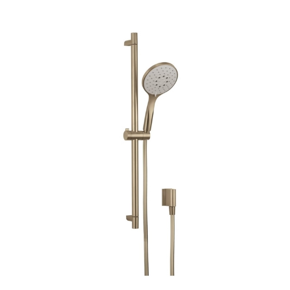 Product cutout image of Crosswater MPRO Shower Kit Brushed Brass MPROKITF