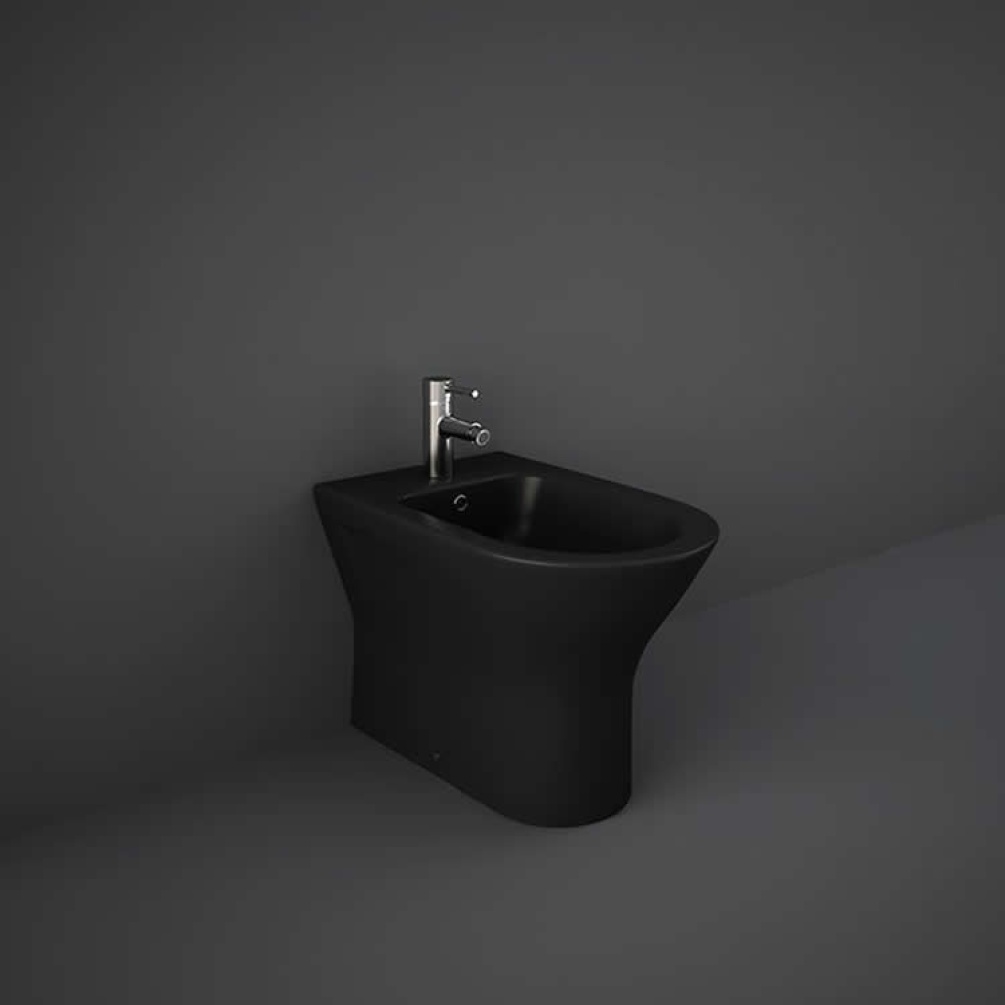 Photo Of RAK Feeling Matt Black Back To Wall Bidet