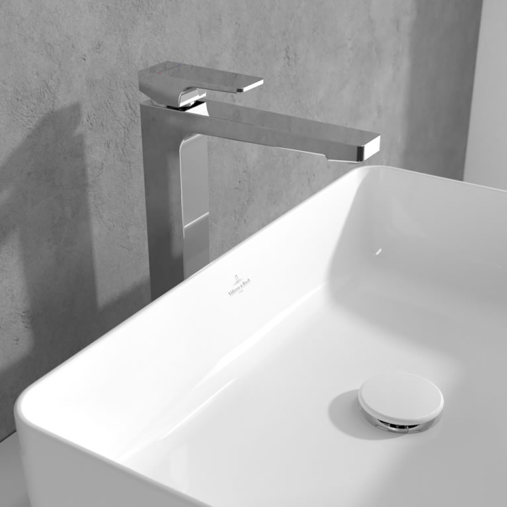 Lifestyle image of Villeroy & Boch Architectura Square Tall Basin Mono Mixer