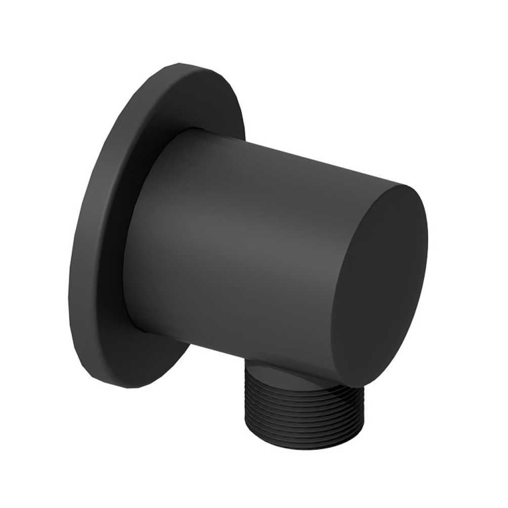Photo of Abacus Emotion Matt Black Round Wall Outlet
