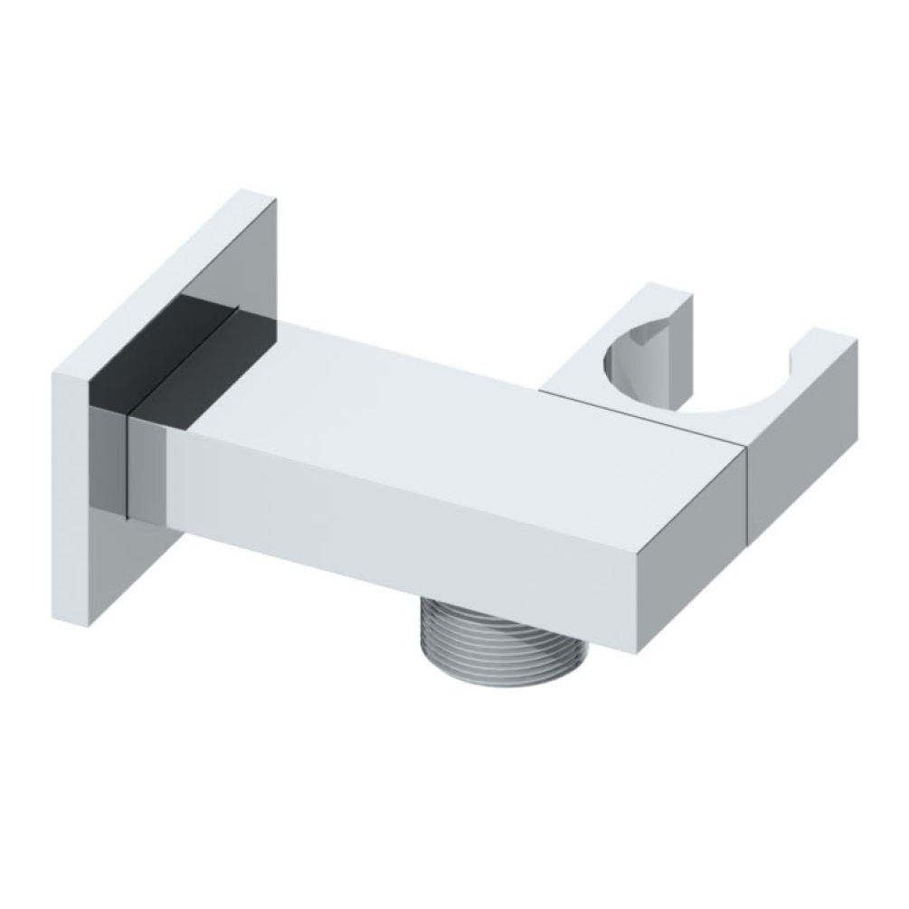 Photo of Abacus Emotion Chrome Square Wall Outlet & Holder