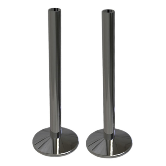 Radox Chrome Radiator Rosette & Tail Set | Sanctuary
