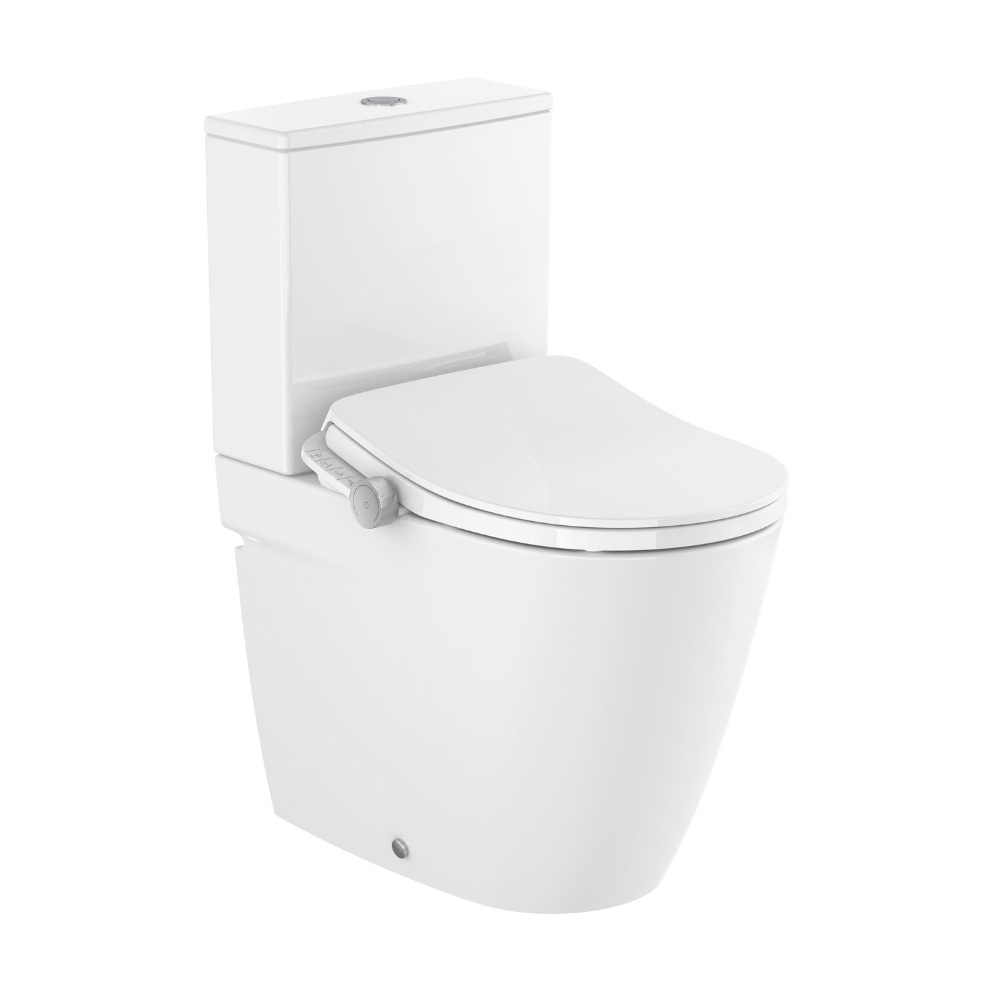 Cut out image of the Roca In-Wash Ona Close Coupled Compact Rimless Smart Toilet