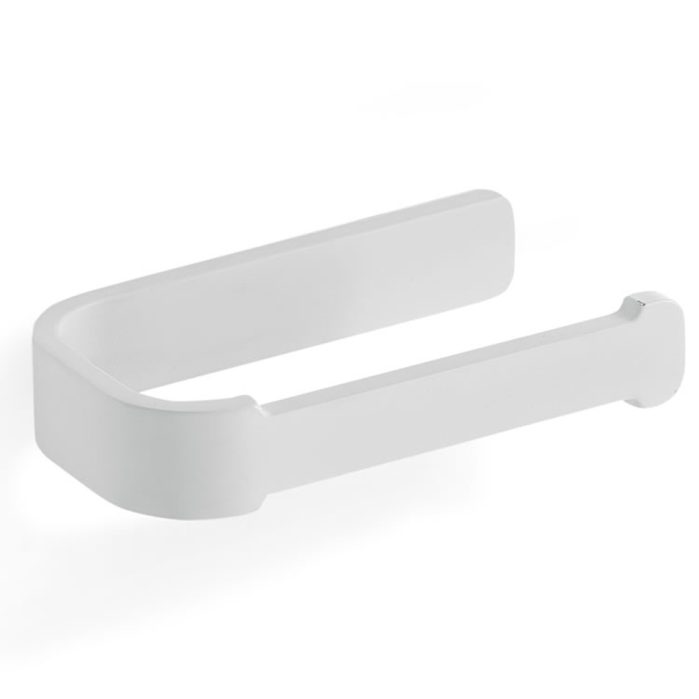 Cutout image of Origins Living Gedy Outline Open Toilet Roll Holder white.