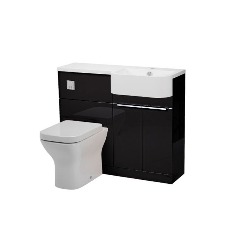 Photo of Tavistock Match 1000mm Gloss Clay Furniture Unit & Basin - Right Hand
