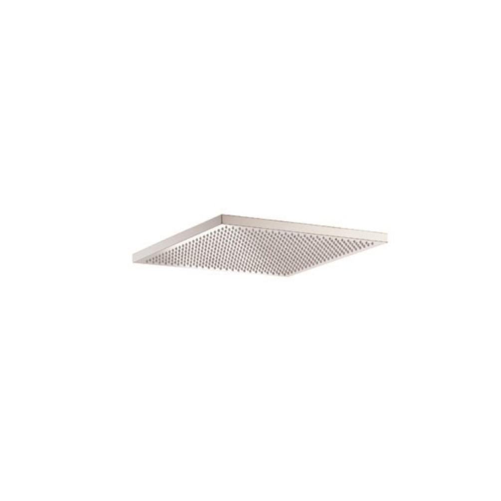Product Cut out image of the Crosswater Tranquil 300 Polished Stainless Steel Shower Head from a low angle