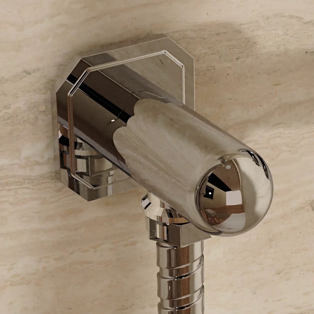 Lifestyle image of Crosswater Belgravia Chrome Shower Wall Outlet