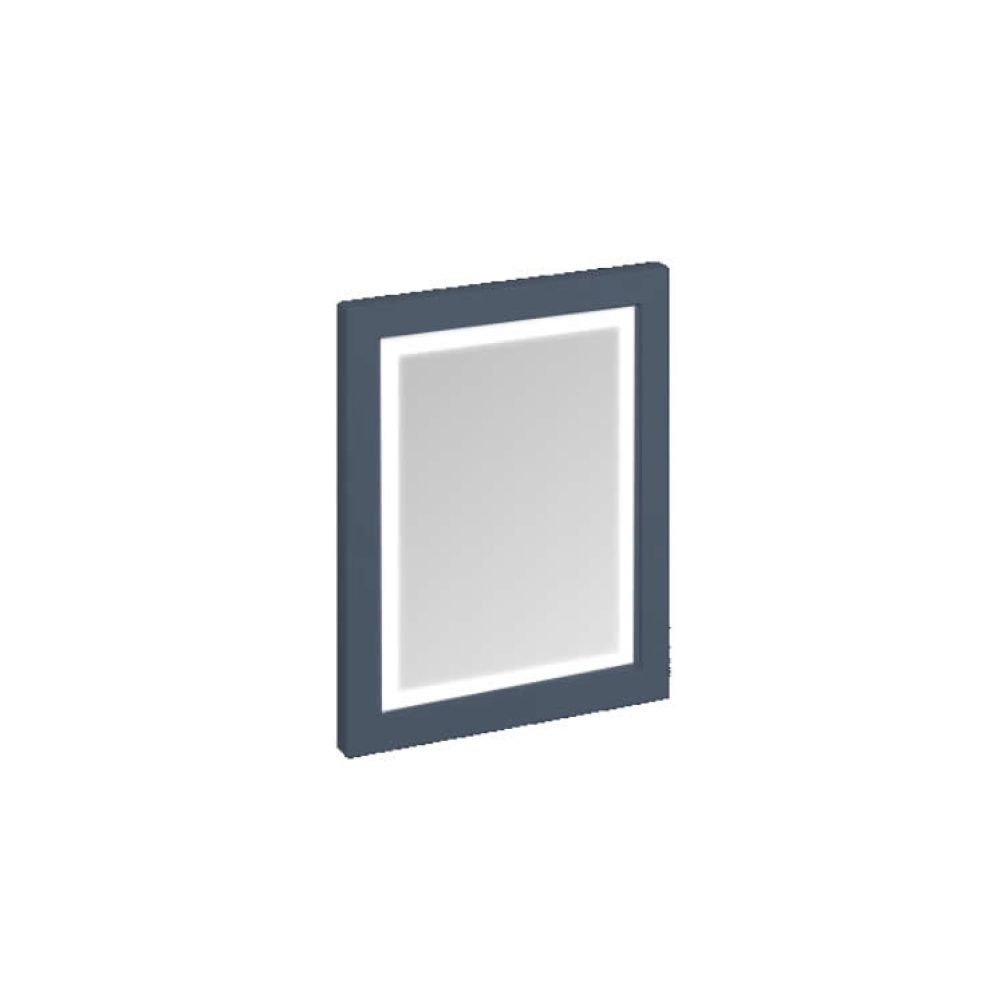 Product Cut out image of the Burlington Blue 600mm Framed Mirror With LED Illuminations