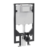 Burlington 1140mm Slim Depth Wall Hung WC Support Frame Cutout Image