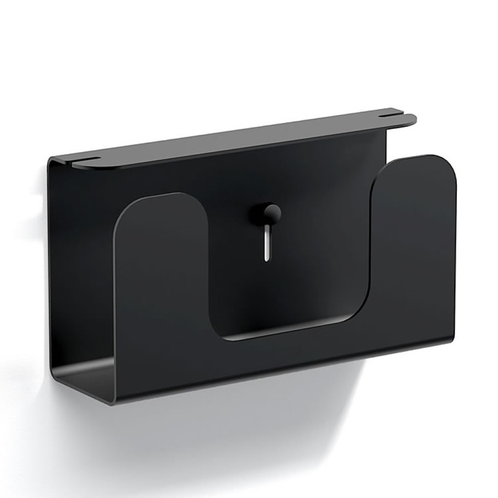 Cutout image of Origins Living Sonia Quick Tissue Box/Towel Holder Black.