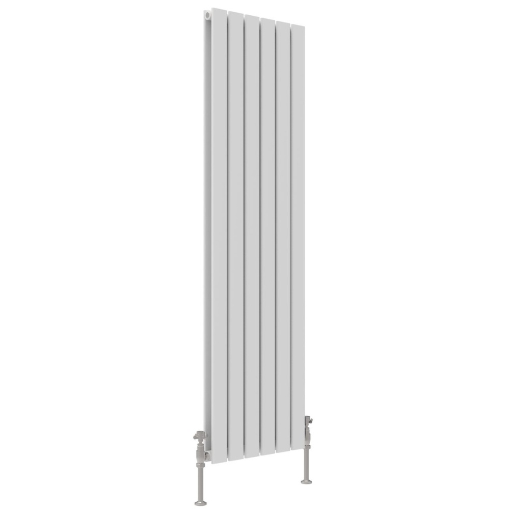 JTP Enzo White 1600mm x 452mm Flat Panel Designer Radiator Cut Out