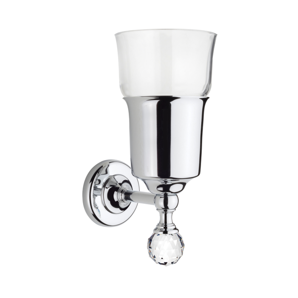 Photo of Bathroom Origins Oriental Crystal Chrome Tumbler Holder