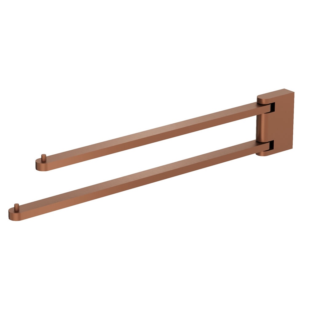 Cutout image of Crosswater MPRO Brushed Bronze Swivel Towel Rail