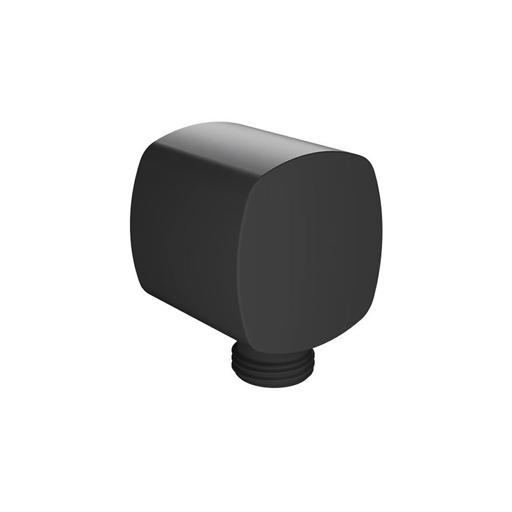 Vado Cameo Matt Black Wall Outlet