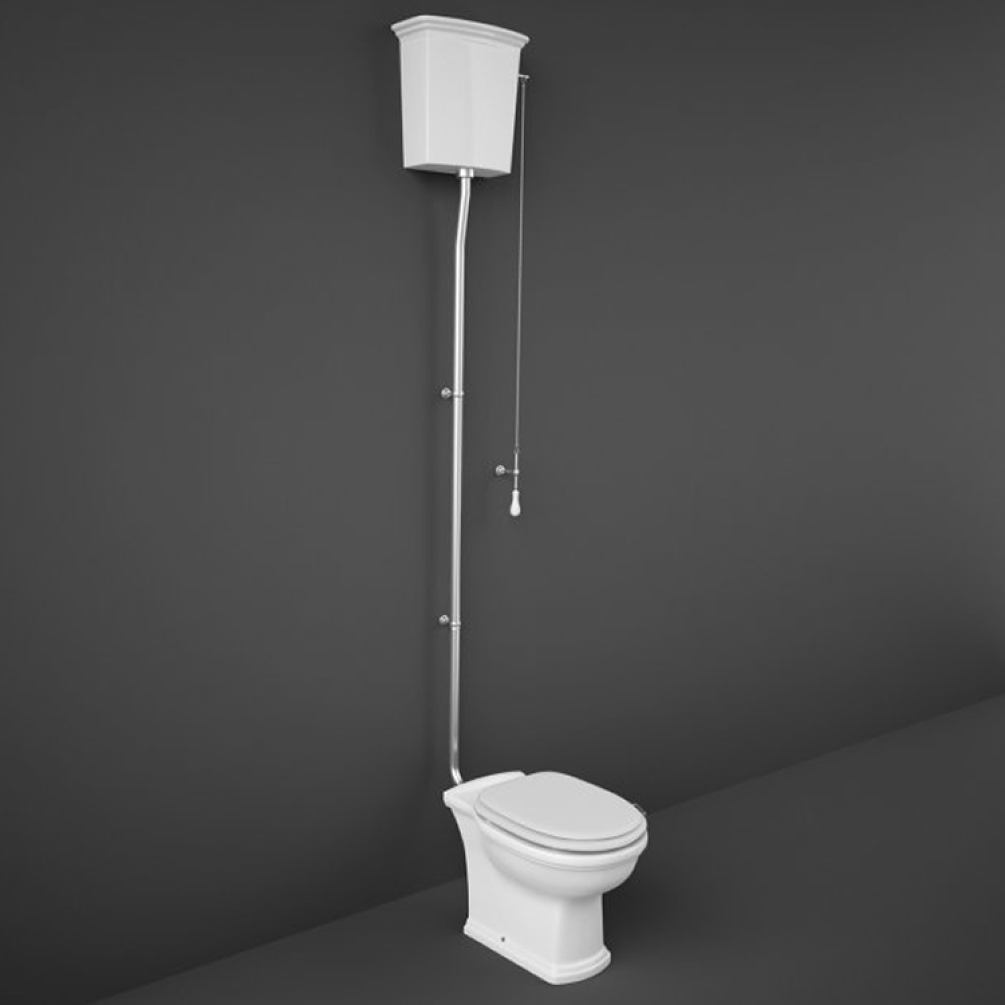 Photo of Rak Washington High Level WC with Soft Close Seat - Cutout