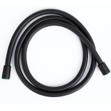 Product Cut out image of the JTP Vos Matt Black Plastic 1500mm Shower Hose