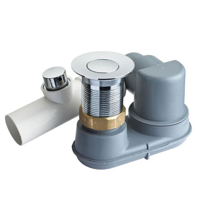 Cut out image of Victoria + Albert Kit 36 Polished Chrome IntelliDrain Bath Waste